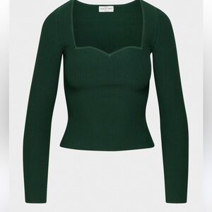 Babaton Sculpt Knit Sweetheart Longsleeve